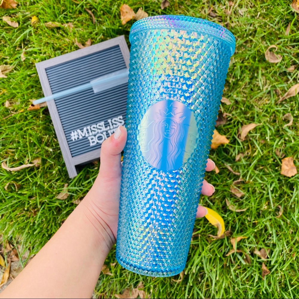 Starbucks Rare Blue Studded Sakura Tumbler 💙